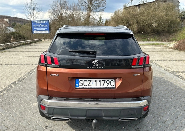 Peugeot 3008 cena 83600 przebieg: 184000, rok produkcji 2016 z Częstochowa małe 154